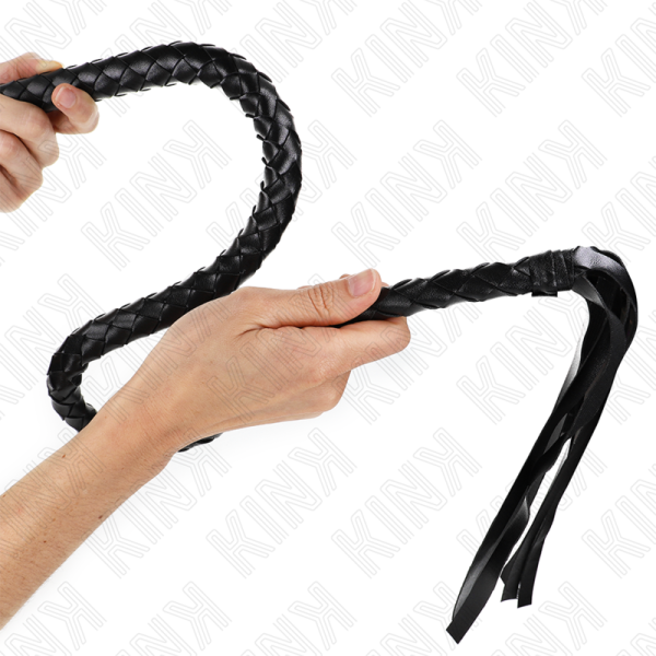 KINK - CHICOTE DE SERPENTE COM ANEL DE MÃO PRETO 65 CM - Imagen 2