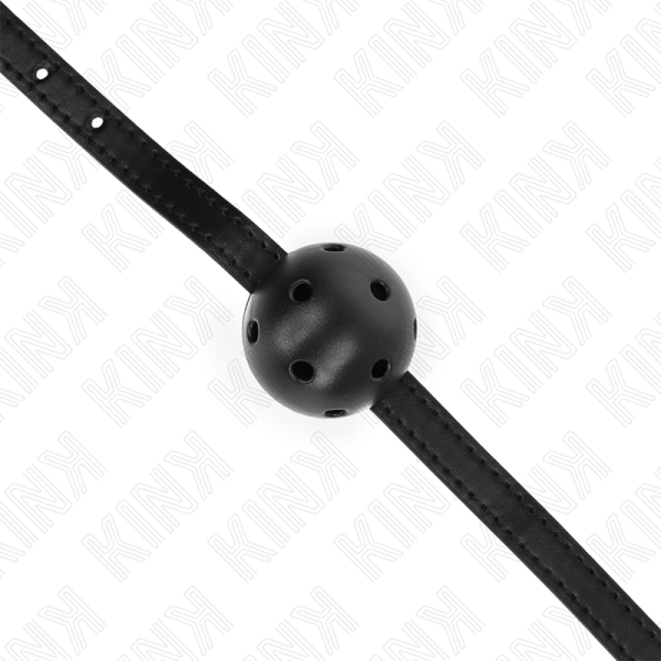 KINK - BOLA RESPIRÃVEL PRETA SIMPLICITY 4,5 CM MORDAÃA 62 x 1,5 CM - Imagen 4
