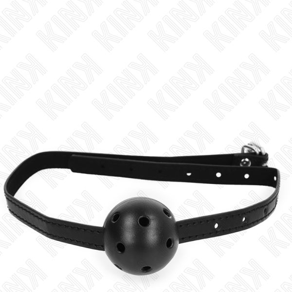 KINK - BOLA RESPIRÃVEL PRETA SIMPLICITY 4,5 CM MORDAÃA 62 x 1,5 CM - Imagen 3