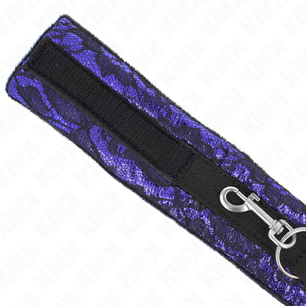 KINK - COLAR CURTO DE RENDA DE VELUDO COM CINTO 105 CM COM DEFEITO EM NYLON 44 X 5,5 CM - Imagen 5