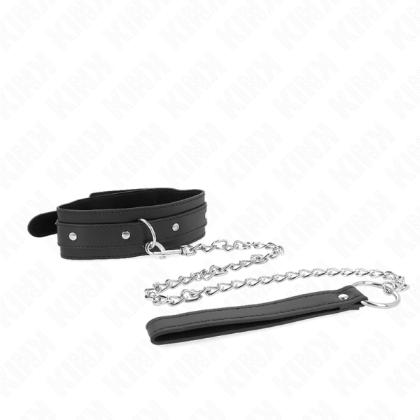 KINK - COLAR COM TRELA 65 CM 1 ANEL AJUSTÃVEL 38-49 CM X 5 CM - Imagen 4