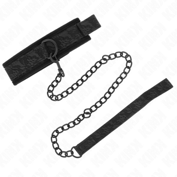 KINK - COLAR MODELO BÃSICO COM TRELA 77 CM MODELO 5 AJUSTÃVEL 34-54 CM X 5 CM - Imagen 2