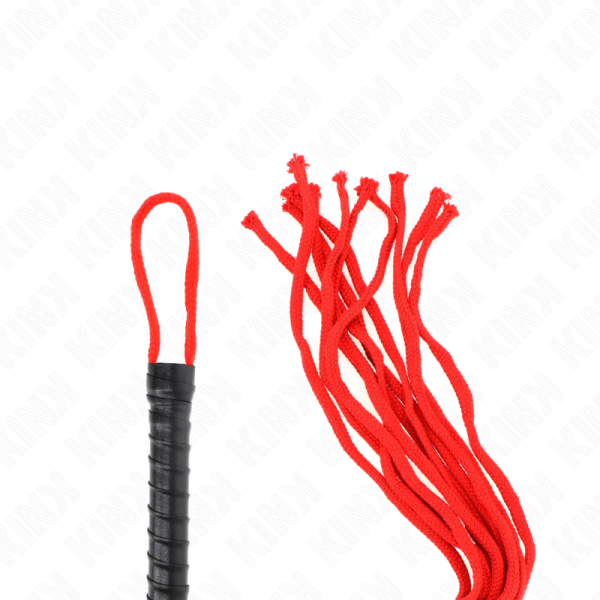 KINK - CHICOTE DE CORDA ROJO 56 CM - Imagen 5