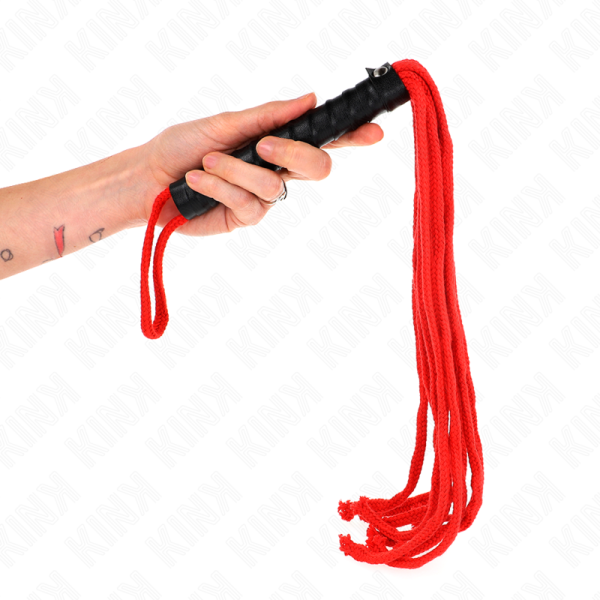 KINK - CHICOTE DE CORDA ROJO 56 CM - Imagen 3