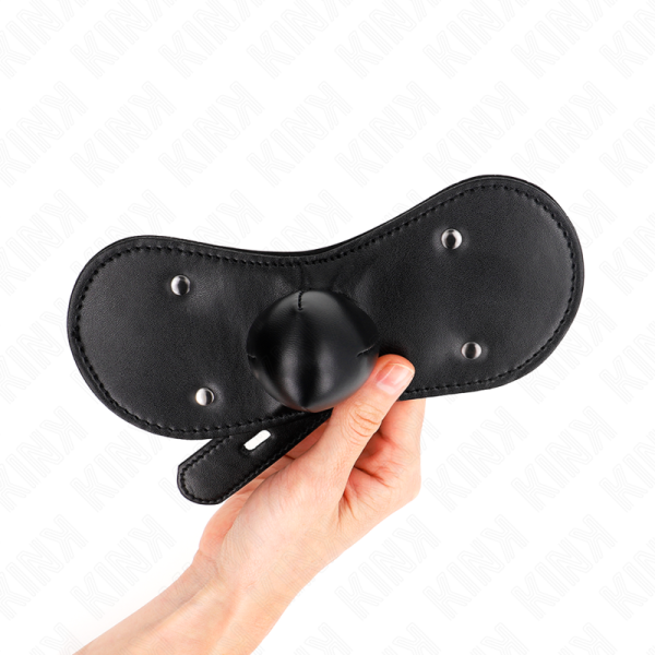 KINK - MÃSCARA BOCA BALL GAG COM FECHADURA AJUSTÃVEL 42-60 CM - Imagen 3