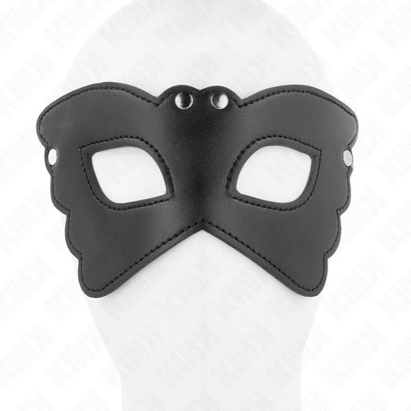 KINK - MÃSCARA DE COURO FORMA DE BORBOLETA 20 x 9 CM - Imagen 4