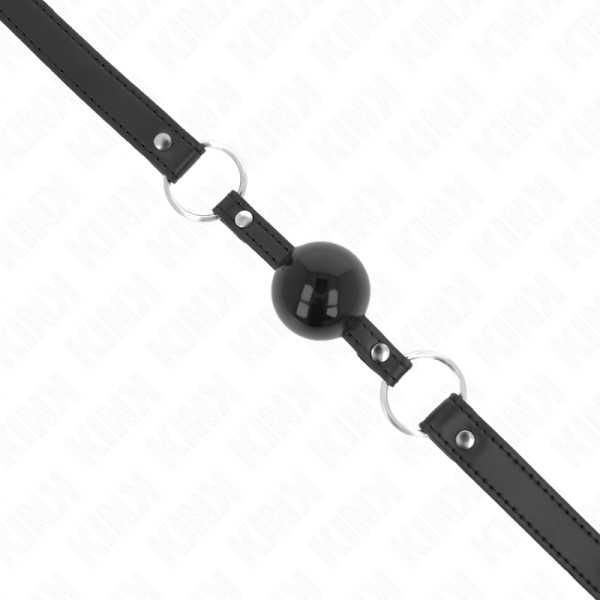 KINK - MORDAÃA BOLA TPE 4 CM COM FECHADURA PRETA 60 x 2 CM - Imagen 4
