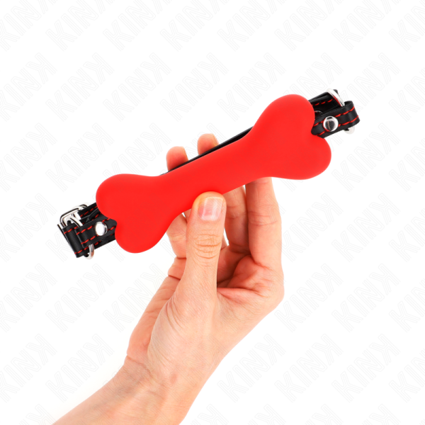 KINK - OSSO VERMELHO 12 CM MORDAÃA 63 x 2 CM - Imagen 2