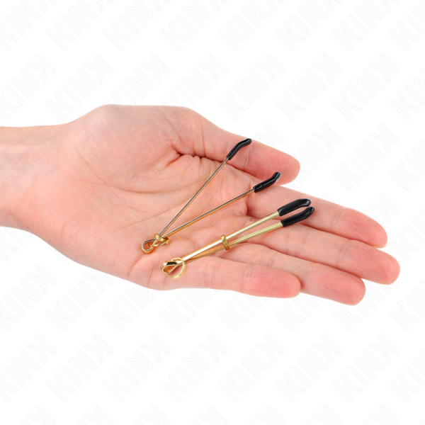 KINK - PINÃAS FINAS OURO 7 CM - Imagen 4