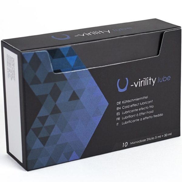 500 COSMETICS - U-VIRILITY LUBE LUBRIFICANTE EFEITO FRIO 10 X 5 ML - Imagen 3