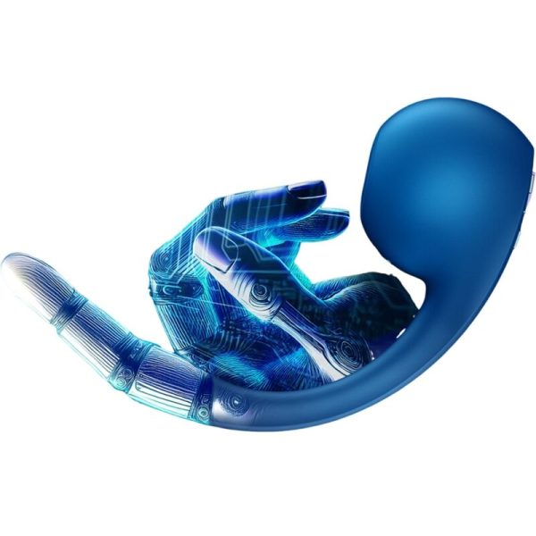 SATISFYER - PRO+ WAVE 4 ESTIMULADOR DE PONTO G E AIR PULSE APLICATIVO GRATUITO AZUL ESCURO - Imagen 5