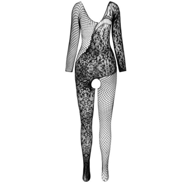 PASSION - BS 107 BODYSTOCKING PRETO TAMANHO ÃNICO - Imagen 3