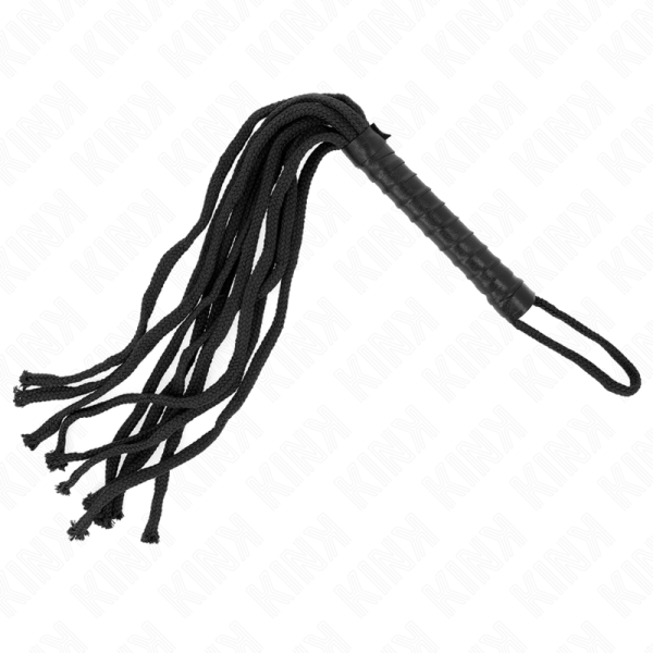 KINK - CHICOTE DE CORDA PRETA 56 CM - Imagen 3