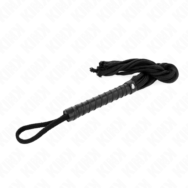 KINK - CHICOTE DE CORDA PRETA 56 CM - Imagen 2