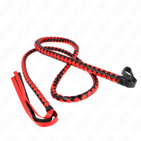 KINK - CHICOTE DE SERPENTE LONGO VERMELHO 210 CM - Imagen 3