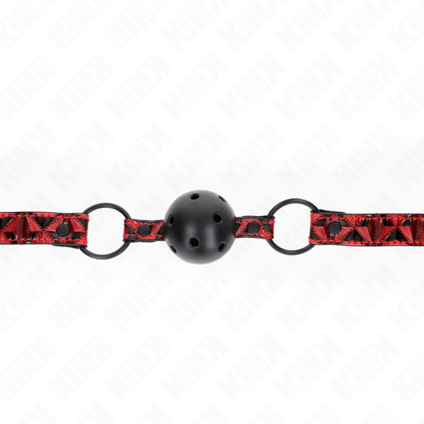 KINK - BOLA PADRÃO DIAMANTE 4,5 CM GAG MODELO 2 64,5 CM AJUSTÃVEL 42-60 CM - Imagen 4