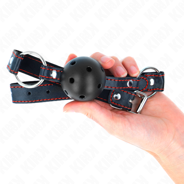 KINK - MORDAÃA DE BOLA PRETA OCA DURO MODELO 2 65 x 2,5 CM - Imagen 3