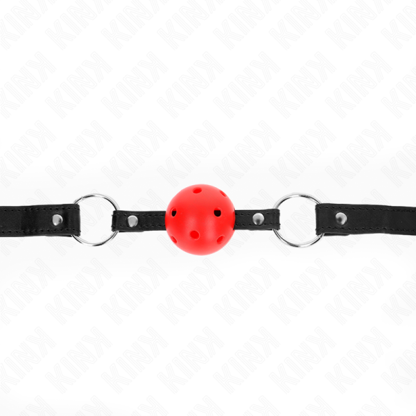 KINK - BOLA VERMELHA OCA DURO 4,5 CM GAG MODELO 1 63,5 X 2 CM - Imagen 4