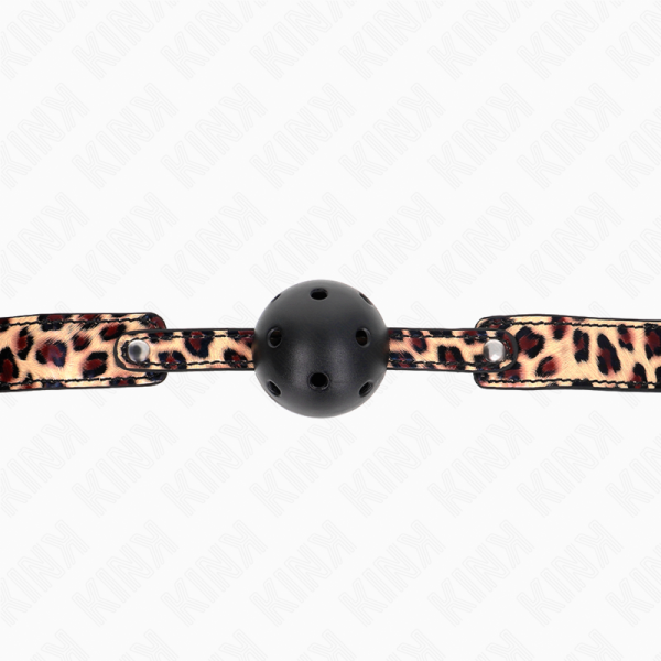 KINK - BOLA RESPIRÃVEL LEOPARDO 4,5 CM MORDAÃA 65 x 2,5 CM - Imagen 5