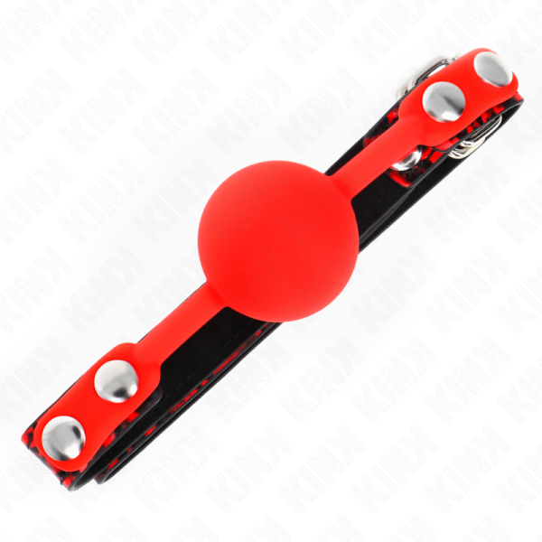 KINK - BOLA SILICONE 4 CM GAG MODELO 2 60 x 2 CM - Imagen 3