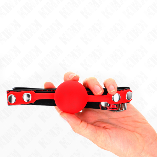 KINK - BOLA SILICONE 4 CM GAG MODELO 2 60 x 2 CM - Imagen 5