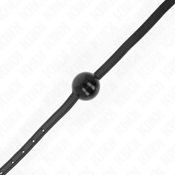 KINK - BOLA SIMPLES PRETA MORDAÃA 4 CM 65 x 1,5 CM - Imagen 3