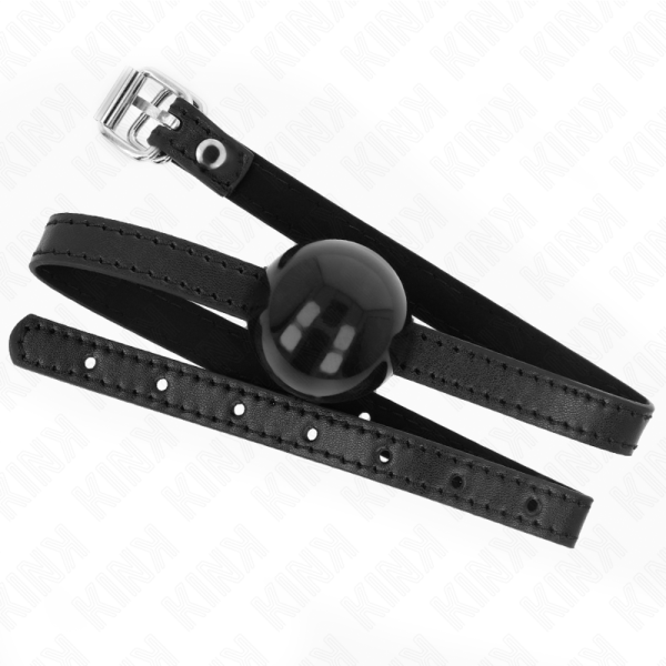 KINK - BOLA SIMPLES PRETA MORDAÃA 4 CM 65 x 1,5 CM - Imagen 2