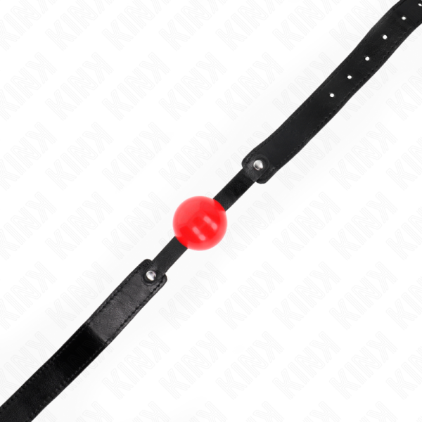 KINK - BOLA TPE MACIA 4 CM GAG MODELO 1 66 x 2,5 CM AJUSTÃVEL 41-61 CM - Imagen 3