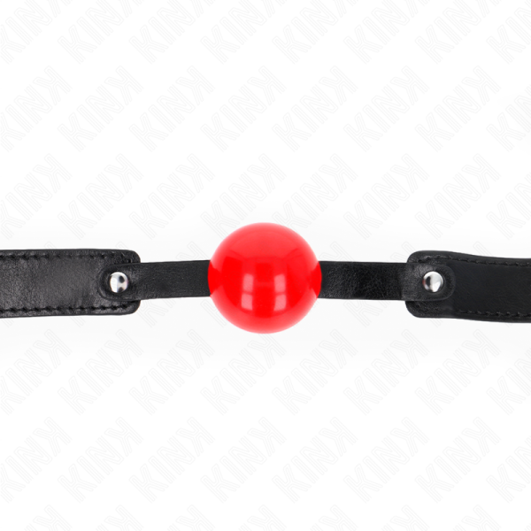 KINK - BOLA TPE MACIA 4 CM GAG MODELO 1 66 x 2,5 CM AJUSTÃVEL 41-61 CM - Imagen 4