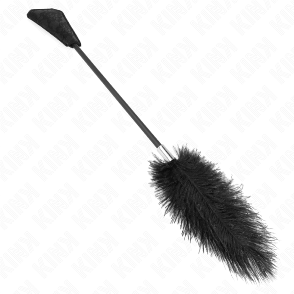 KINK - PENAS DE AVESTRUZ PARA CÃCEGAS COM PALETE DE RENDA 56 CM - Imagen 2
