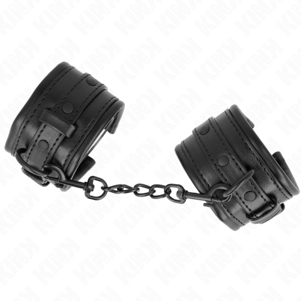 KINK - PUNHOS PRETOS AJUSTÃVEIS 20-30 CM X 6 CM - Imagen 2