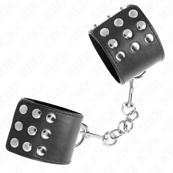 KINK - PULSO COM SNAP FASTEN PRETO AJUSTÃVEL 19-24 CM X 5,5 CM - Imagen 2