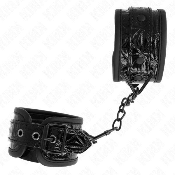 KINK - PULSO PADRÃO DIAMANTE PRETO AJUSTÃVEL 17-26 CM X 5,5 CM - Imagen 2