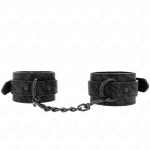 KINK - PUNHOS COBERTOS DE RENDA ESCURA AJUSTÃVEIS PRETO 19-26 CM