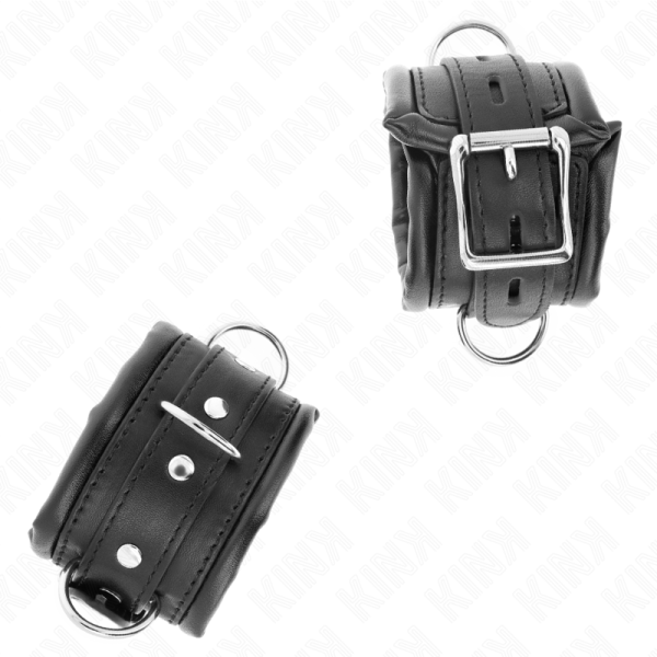 KINK - PULSO PESADO COM FORRO DE PELE PRETA AJUSTÃVEL 20-30 CM X 6 CM - Imagen 2