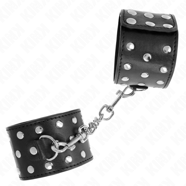 KINK - RETENÃÃES DE PULSO PUNK AJUSTÃVEIS 19-24 CM X 5,5 CM - Imagen 2