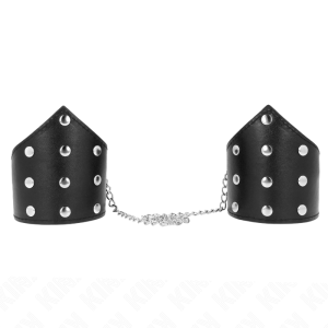 KINK - PULSEIRAS ESTILO PONTO PRETO COM CORRENTE AJUSTÃVEL ??17-23 CM X 8,5 CM