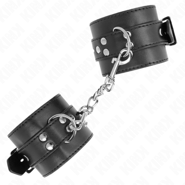 KINK - PULSO PRETO COM CINTO PRETO AJUSTÃVEL 17-28 CM X 6 CM - Imagen 2