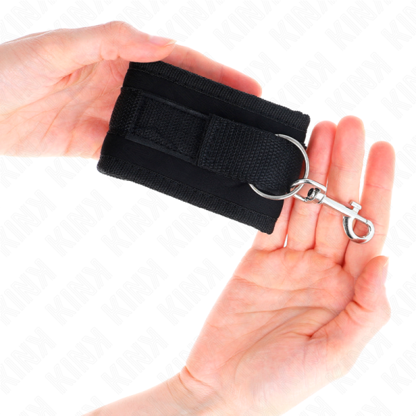 KINK - PULSO NYLON BIND HOOK&LOOP PRETO MODELO 2 AJUSTÃVEL 18-35 CM X 6 CM - Imagen 3