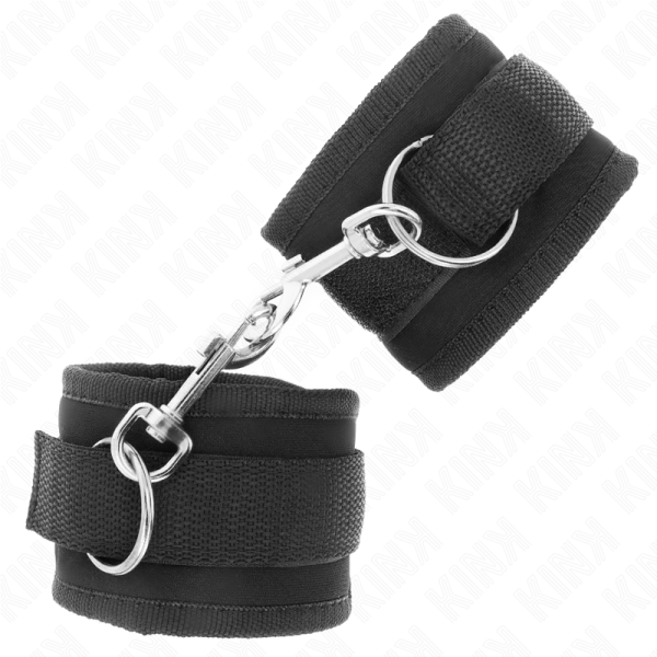 KINK - PULSO NYLON BIND HOOK&LOOP PRETO MODELO 2 AJUSTÃVEL 18-35 CM X 6 CM - Imagen 2