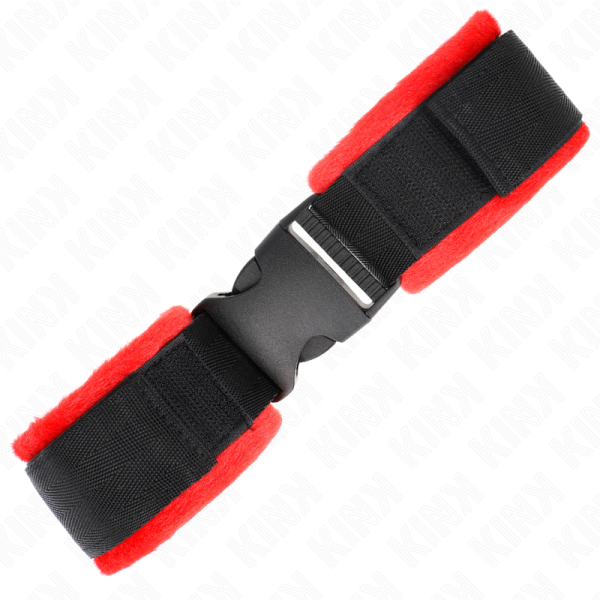 KINK - RETENÃÃES DE PULSO NYLON BIND HOOK&LOOP PRETO MODELO 1 AJDUSTÃVEL 25-35 CM X 6 CM - Imagen 2