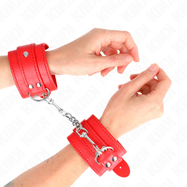 KINK - PULSO SIMPLES VERMELHO AJUSTÃVEL 20-23 CM X 5,5 CM - Imagen 4