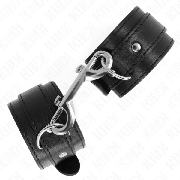 KINK - RETENÃÃES DE PULSO - LINHA DE REBITES ÃNICOS PRETO AJUSTÃVEL 17-28 CM X 5 CM - Imagen 2