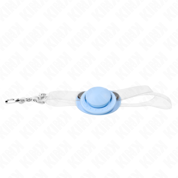 KINK - MORDAÃA EM FORMA DE CHUPETA AZUL CLARO 5,5 x 4 CM AJUSTÃVEL 43-60 CM - Imagen 3