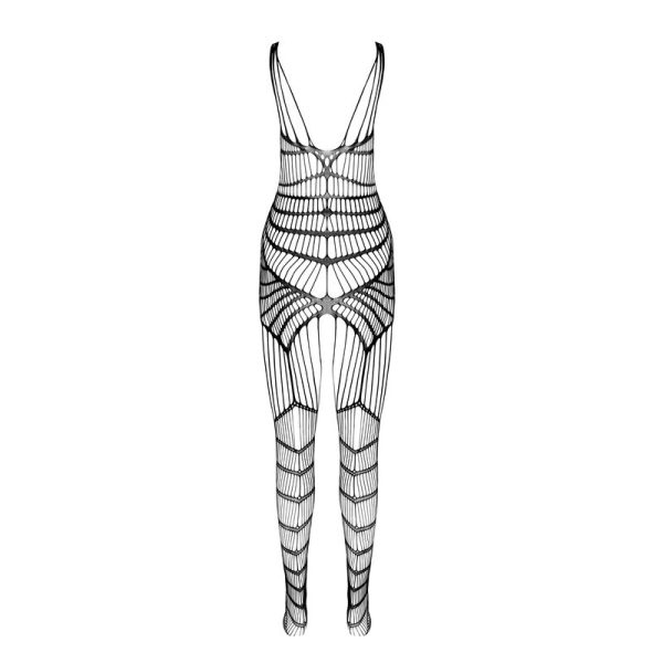 PASSION - BS 102 BODYSTOCKING PRETO TAMANHO ÃNICO - Imagen 4