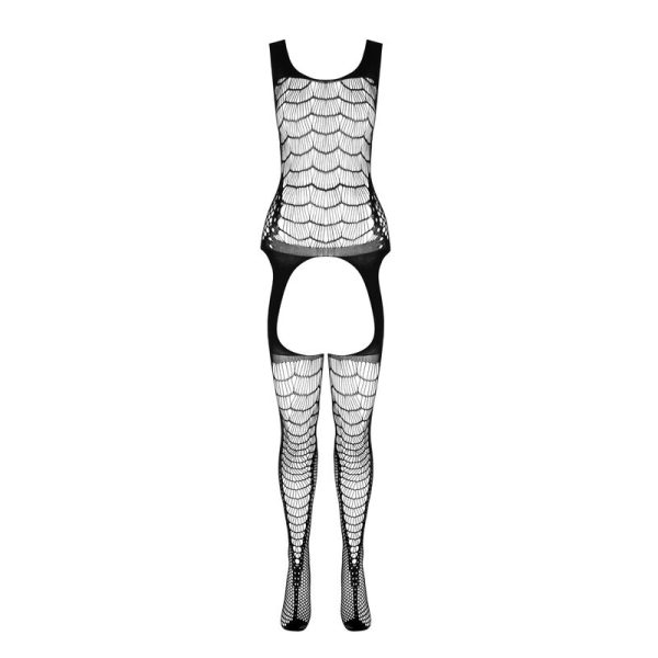 PASSION - BS 104 BODYSTOCKING BRANCO TAMANHO ÃNICO - Imagen 3