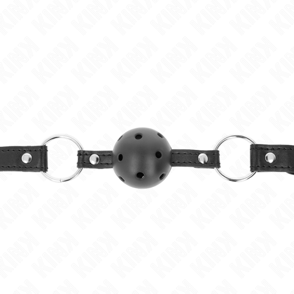 KINK - BOLA PRETA OCA DURO 4,5 CM GAG MODELO 1 63,5 X 2 CM - Imagen 3