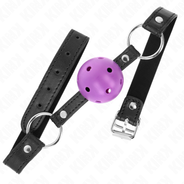 KINK - BOLA ROXA DURO OCA 4,5 CM MORDAÃA 63,5 X 2 CM - Imagen 2
