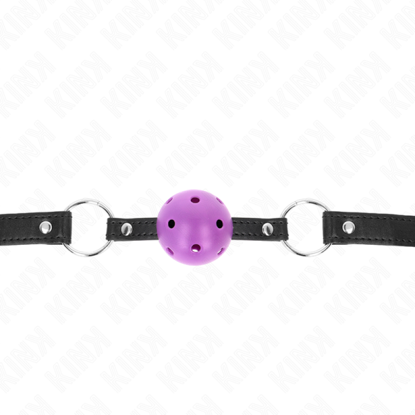 KINK - BOLA ROXA DURO OCA 4,5 CM MORDAÃA 63,5 X 2 CM - Imagen 3