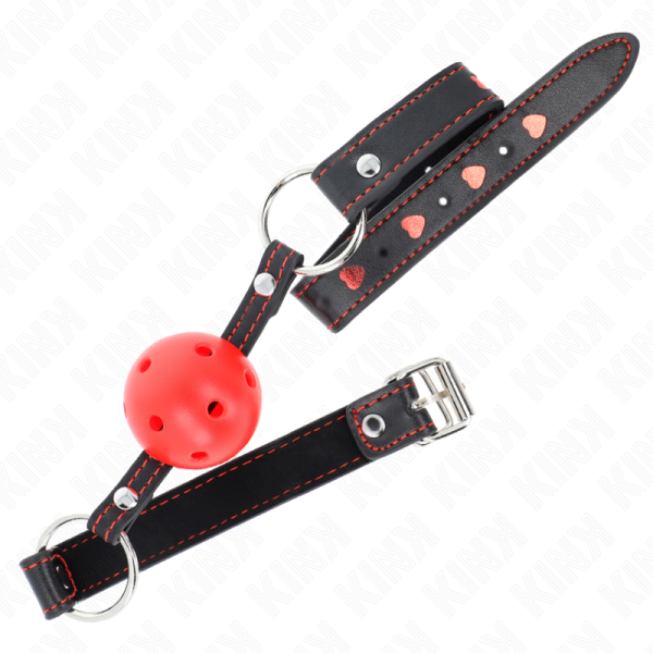 KINK - MORDAÃA DE BOLA VERMELHA OCA DURO MODELO 2 65 x 2,5 CM - Imagen 2